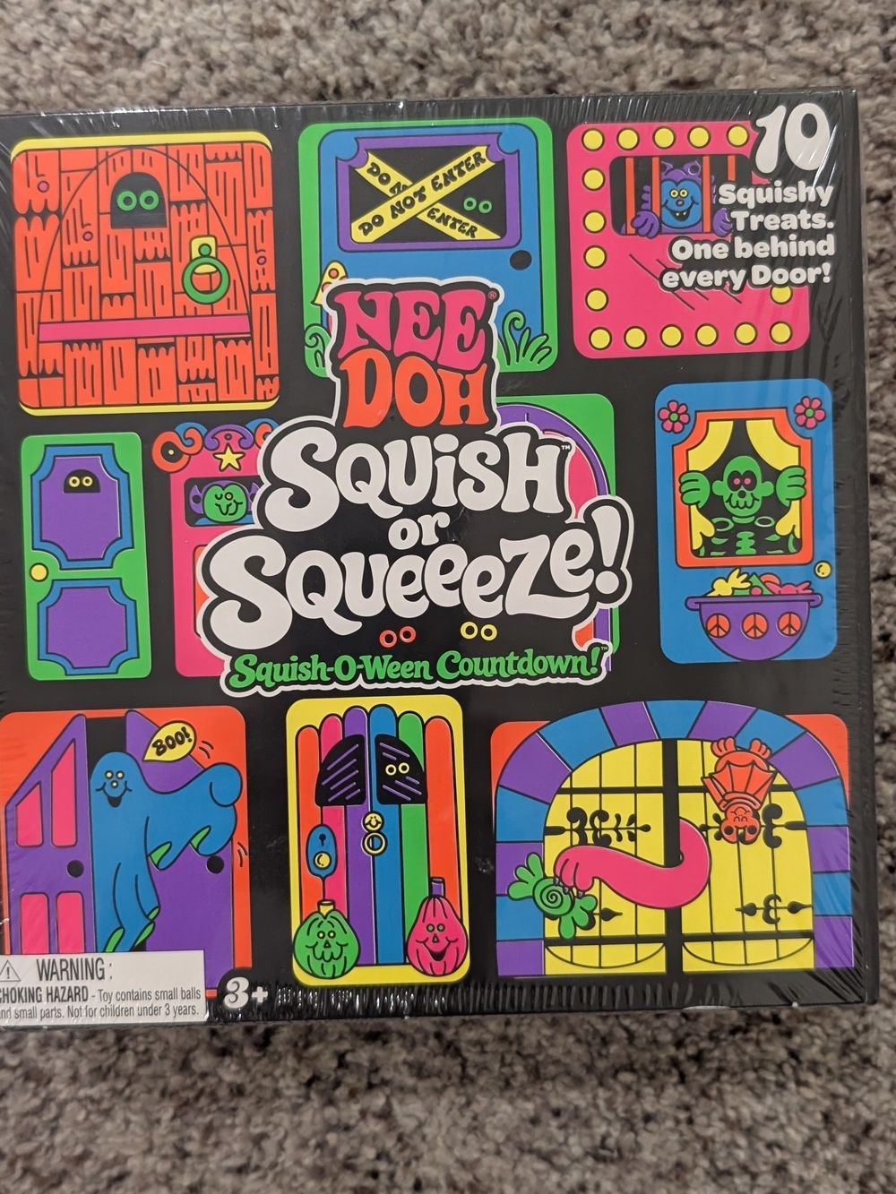 Squish-O-Ween Countdown - Colorful Halloween Party Favors
